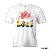 Minions - The Unusual Suspects Beyaz Erkek Tshirt