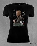 Vikings - Ragnar Siyah Bayan Tshirt
