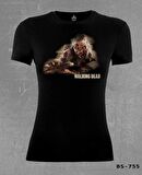 The Walking Dead Siyah Bayan Tshirt
