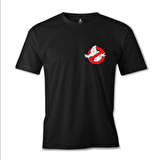 Ghost Busters Logo Siyah Erkek Tshirt
