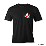 Ghost Busters Logo Siyah Erkek Tshirt