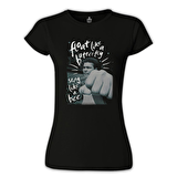 Muhammad Ali - Float Like a Butterfly Siyah Bayan Tshirt