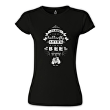 Muhammad Ali - Sting Like a Bee Siyah Bayan Tshirt
