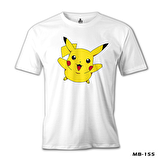 Pokemon - Pikachu Beyaz Erkek Tshirt