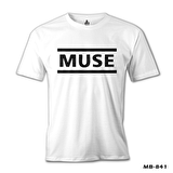 Muse - Logo Beyaz Erkek Tshirt