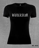 Burzum - Logo Siyah Bayan Tshirt
