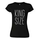 King Size Siyah Bayan Tshirt