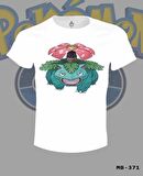 Pokemon - Venusaur Beyaz Erkek Tshirt