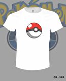 Pokemon - Pokeball Beyaz Erkek Tshirt