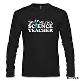 World's Best Teacher Öğretmenler Günü Siyah Erkek Sweatshirt
