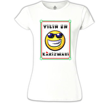 Yılın En Karizması Beyaz Bayan Tshirt