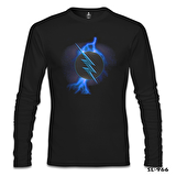 Flash vs Zoom Siyah Erkek Sweatshirt