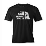 Star Wars - Awkwardness of The Force Siyah Erkek Tshirt