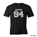 EXO - Sehun 94 Siyah Erkek Tshirt