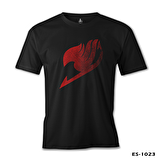 Fairy Tail - Logo 2 Siyah Erkek Tshirt