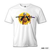 One Piece - Trafalgar Law Beyaz Erkek Tshirt