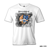 Death Note - Upside Down Beyaz Erkek Tshirt
