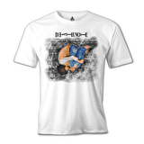 Death Note - Upside Down Beyaz Erkek Tshirt