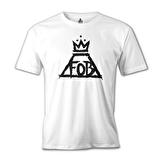 Fall Out Boy - Logo Beyaz Erkek Tshirt
