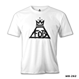 Fall Out Boy - Logo Beyaz Erkek Tshirt