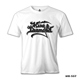 King Diamod - Logo Beyaz Erkek Tshirt