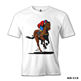 At 8 Beyaz Erkek Tshirt