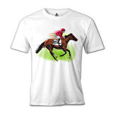 At 10 Beyaz Erkek Tshirt