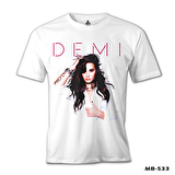 Demi Lovato - Made in the USA Beyaz Erkek Tshirt
