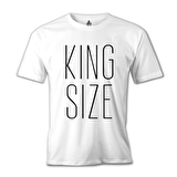 King Size Beyaz Erkek Tshirt