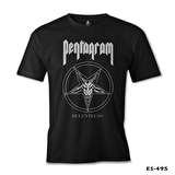 Pentagram - Relentless Siyah Erkek Tshirt