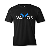 Tenis - Vamos Siyah Erkek Tshirt