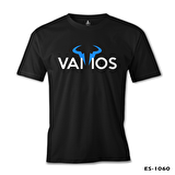 Tenis - Vamos Siyah Erkek Tshirt