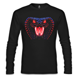 Yılan Siyah Erkek Sweatshirt