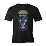 World Warcraft - Arthas Siyah Erkek Tshirt