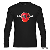 Death Note - The Apple Siyah Erkek Sweatshirt