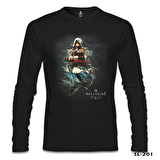 Assassin's Creed 2 Siyah Erkek Sweatshirt