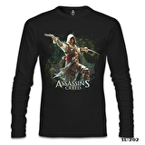 Assassin's Creed 3 Siyah Erkek Sweatshirt