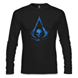 Assassin's Creed 7 Siyah Erkek Sweatshirt