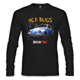 Old Bugs Siyah Erkek Sweatshirt
