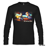 Breaking Bad - In the Car Siyah Erkek Sweatshirt