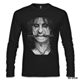 Alice Cooper Siyah Erkek Sweatshirt