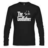 The Godfather - Logo Siyah Erkek Sweatshirt