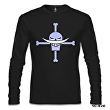 One Piece - Roger Siyah Erkek Sweatshirt