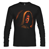 Darth Maul Siyah Erkek Sweatshirt