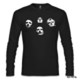 Queen Siyah Erkek Sweatshirt