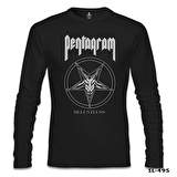 Pentagram - Relentless Siyah Erkek Sweatshirt