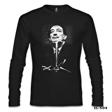 Salvador Dali Siyah Erkek Sweatshirt