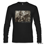 Che Guevara 1  Siyah Erkek Sweatshirt