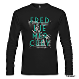 Freddie Mercury Siyah Erkek Sweatshirt
