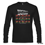 Back to the Future - 21.10.2015 Siyah Erkek Sweatshirt